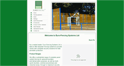 Desktop Screenshot of eurofencingsystemsltd.com